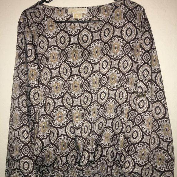 Michael Kors Tops - Michael Kors Women's 1X Elastic Waist Blouse Michael Kors Tops - Michael Kors Women's 1X Elastic Waist Blouse